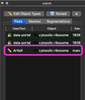 Create New Pick dialog